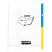 3210330182216-Clairefontaine Cahier Ligne 8000 Polypro 17x22 cm 96 pages Seyès 2 index transparent--1