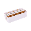 404052807684-Organiseur de Bureau PP Blanc Bambou - 26,7 x 13,1 x 8 cm--0