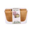 404052807691-Organiseur de Bureau - Blanc Bambou - 17,8 x 13,1 x 9,4 cm--2