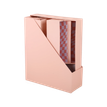 404052807783-Set de 4 Organiseurs Rose - Pot à Stylos - Porte-Magazines - Porte-Lettres--5