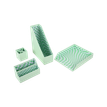 404052807790-Set de 4 Organiseurs Vert PP - Pot à Stylos - Porte-Magazines - Porte-Lettres--8