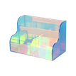 404052807851-Organiseur de Bureau Multicolore avec Plateau Acrylique--1