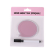 404052807981-Bloc Mémo Magnétique avec Marqueur Effaçable - Forme Bulle - 9 x 8 cm--0