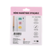 404052807981-Bloc Mémo Magnétique avec Marqueur Effaçable - Forme Bulle - 9 x 8 cm--4