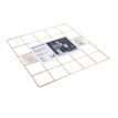 404052808032-Pêle-Mêle Mémo - Grille Métallique - 50 x 50 cm - 4 Pinces Incluses - 2 Vis et 2 Chevilles Fournies--2