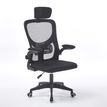 -Silla de oficina Aero negra ergonómica--0