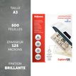 10043859814913-Fellowes - 500 pochettes de plastification A3 (303 x 426 mm) - 125 microns - brillantes--1