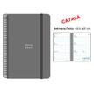 8412885263630-Agenda anual Senfort 2027 semana vista con espiral y tapa de polipropileno gris – 13,5 x 21 cm – en--0