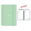8412885263395-Agenda anual Senfort 2027 día por página con espiral y tapa de polipropileno verde – 13,5 x 21 cm 