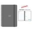 8412885263531-Agenda anual Senfort 2027 día por página con espiral y tapa de polipropileno gris – 13,5 x 21 cm 
