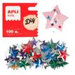 8410782206057-APLI Kids - 100 diamants étoiles en acrylique brillant - Activités manuelles - 7 couleur-P_405283233_1-0