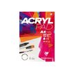 3329680965117-Clairefontaine Acrylpad - Bloc de papier acrylique - A4 (210 x 297 mm) - 15 feuilles - bla-P_405284514_3-1
