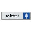 40580104-Pickup - Plaque de signalisation - 165 x 44 mm - toilettes pour femmes-P_4058010_1-0