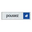 40580418-Pickup - Plaque de signalisation - 165 x 44 mm - poussez (horizontal)-P_4058041_1-0