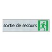 40581408-Pickup - Plaque de signalisation - 165 x 44 mm - sortie de secours-P_4058140_1-0