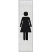 40582634-Pickup - Plaque de signalisation - 165 x 44 mm - dames (vertical)-P_4058263_1-0