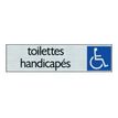 40582870-Pickup - Plaque de signalisation - 165 x 44 mm - WC (handicapés)-P_4058287_1-0