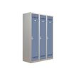 Pierre Henry Salissante - Kastje - 3 planken - 3 deuren - blauw, lichtgrijs, RAL 7035, RAL 5014
