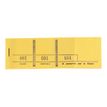 Exacompta - 10 Blocs tombola 3 volets de 100 tickets - 48 x 150 mm - numéroté - jaune