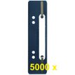 Exacompta - 5000 Fixe-dossiers à lamelle polypropylène - bleu foncé