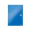 Leitz WOW - documentportefeuille - 6 onderdelen - voor A4 - met tabbladen - metallic blauw