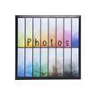 Exacompta Rainbow - Album photos à pochettes 22,5 x 22 cm - pour 200 photos 10 x 15 cm
