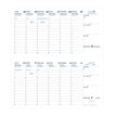 3371010130771-Agenda Impala Bi-Planning - 2 semaines sur 2 pages - 8,8 x 17 cm  - noir - Quo Vadis--1