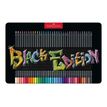 Faber-Castell Black Edition - 36 Crayons de couleur - couleurs brillantes assorties - boîte métal