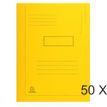Exacompta Forever - 50 Chemises imprimées 2 rabats - 290 gr - jaune