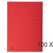 Exacompta Forever - 100 Chemises imprimées - 280 gr - rouge