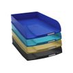 Exacompta NeoDeco - brieflade - voor A4 Plus -capaciteit: 500 vellen - zwart, koper goud, frans blauw, eendenblauw (pak van 4)
