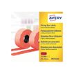 Avery - Boîte de 10 rouleaux de 1200 étiquettes de prix - 26 x 16 mm - rouge