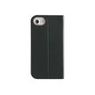 Muvit - Flip cover voor mobiele telefoon - zwart - voor Apple iPhone 7 Plus