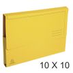 Exacompta Forever - 10 Paquets de 10 Chemises poche - 290 gr - jaune