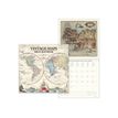 Legami - Calendrier mensuel 2024 - 30 x 29 cm - cartes anciennes