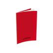 Conquérant Classique - Cahier polypro A4 (21x29,7cm) - 96 pages - grands carreaux (Seyes) - rouge