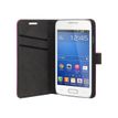 Muvit Slim Folio - Flip cover voor mobiele telefoon - polycarbonaat - roze - voor Samsung Galaxy Trend 2 Lite