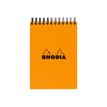 RHODIA CLASSIC SMALL OFFICE - Notitieblok - met draad gebonden - A6 - 80 vellen / 160 pagina's - vierkant - oranje