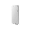 X-Doria Dash Folio One - Flip cover voor mobiele telefoon - wit - voor Samsung Galaxy Note 4