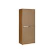 Gautier office Sliver - Keukenkast - 4 planken - 2 deuren - onderdeelplank - walnut finish