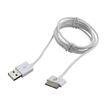 MUVIT - Charging / data cable - USB (M) pour Apple Dock (M) - 1.2 m - blanc - pour iPad/iPhone/iPod