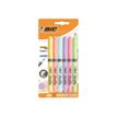BIC Highlighter Grip - Pack de 6 surligneurs pastels