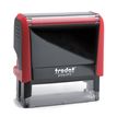 0092399532545-Tampon personnalisé avec 7 lignes de texte - zone d'impression 70 x 25 mm - Trodat Printy 4915 Rouge--0