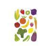 Maildor Baby - Decoratiesticker - fruits and vegetables - 6 vellen (pak van 87)