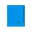 Clairefontaine Koverbook A5+ - Notitieboek - geniet - 170 x 220 mm - 48 vellen / 96 pagina's - van ruiten voorzien - transparant, verkrijgbaar in verschillende kleuren - polypropyleen (PP)