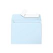 Pollen - Enveloppe - 90 x 140 mm - portefeuille - open zijkant - zelfklevend - afdrukbaar - blauw - pak van 20