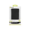 Muvit Customline LiteFolio - Flip cover voor mobiele telefoon - zwart - voor LG G Flex 2 (H955)