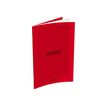 Conquérant Classique - Cahier polypro 24 x 32 cm - 96 pages - grands carreaux (Seyes) - rouge