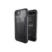 X-Doria Defense Shield - Achterzijde behuizing voor mobiele telefoon - polycarbonaat, geanodiseerd aluminium, zacht rubber - spacegrijs - voor Apple iPhone 7