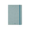 Oberthur Carmen - Carnet de notes souple - A5 - uni - 200 pages - vert de gris
